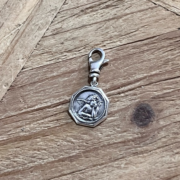 retired Silpada Sterling Silver Brass Charms boy girl dog tree cross U PICK - Picture 10 of 15